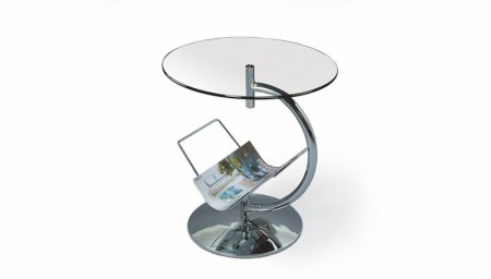 Alma avisbord med klart glass